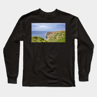 Thurba Head captured from the Welsh Coastal Path Long Sleeve T-Shirt